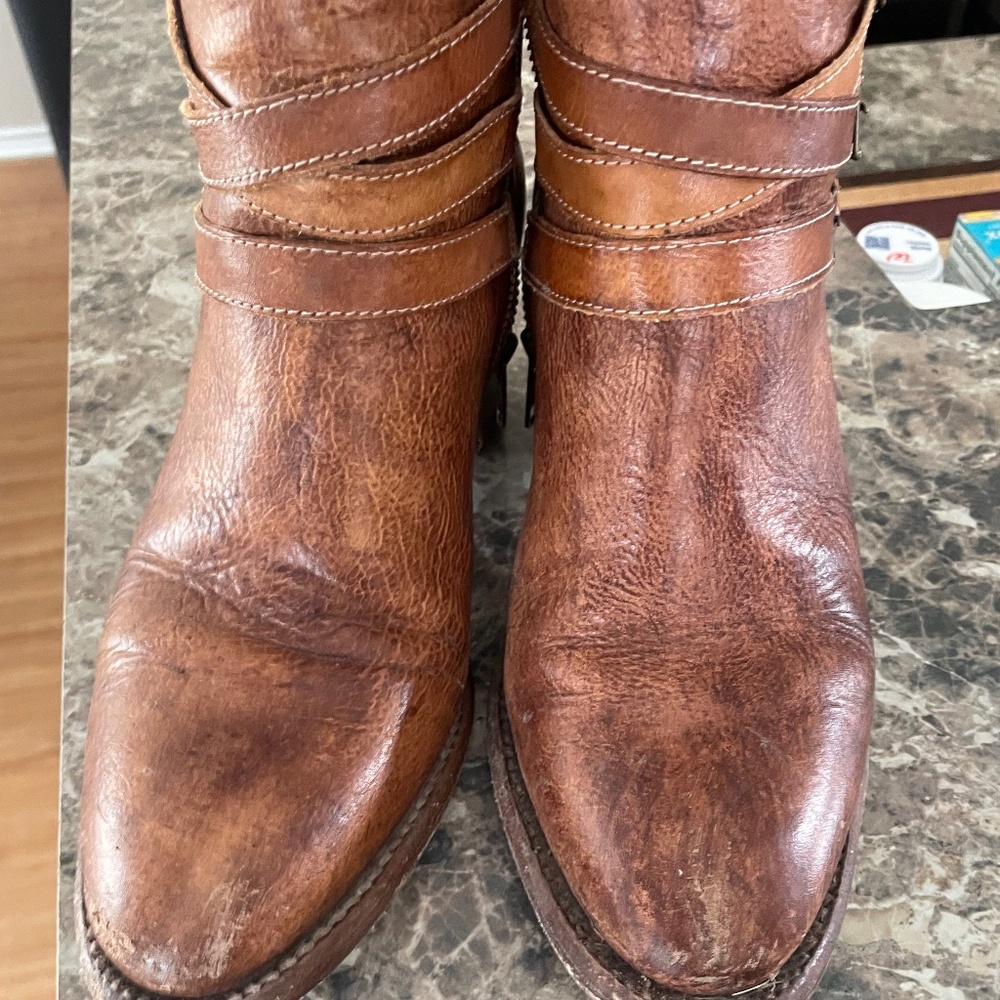Women’s Bedstu Leather Booties